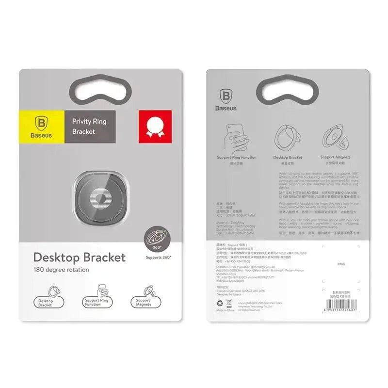 Baseus Privity Ring Bracket Silver - 24 Store GmbH