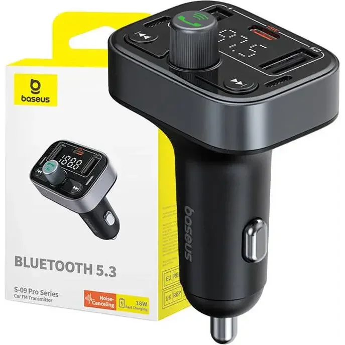 Baseus S-09 Pro Series Car FM Transmitter - 24 Store GmbH