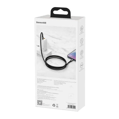 Baseus Tungsten Gold Fast Charging Data Cable Type-C (USB-C) 100W 2m schwarz - 24 Store GmbH
