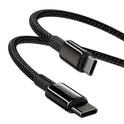 Baseus Tungsten Gold Fast Charging Data Cable Type-C (USB-C) 100W 2m schwarz