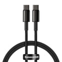 Baseus Tungsten Gold Fast Charging Data Cable Type-C (USB-C) 100W 2m schwarz