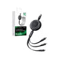 Mcdodo 3-in-1 USB-C to USB-C / Lightning / Micro USB cable, CA-3730, 1.2m (black) - 24 Store GmbH