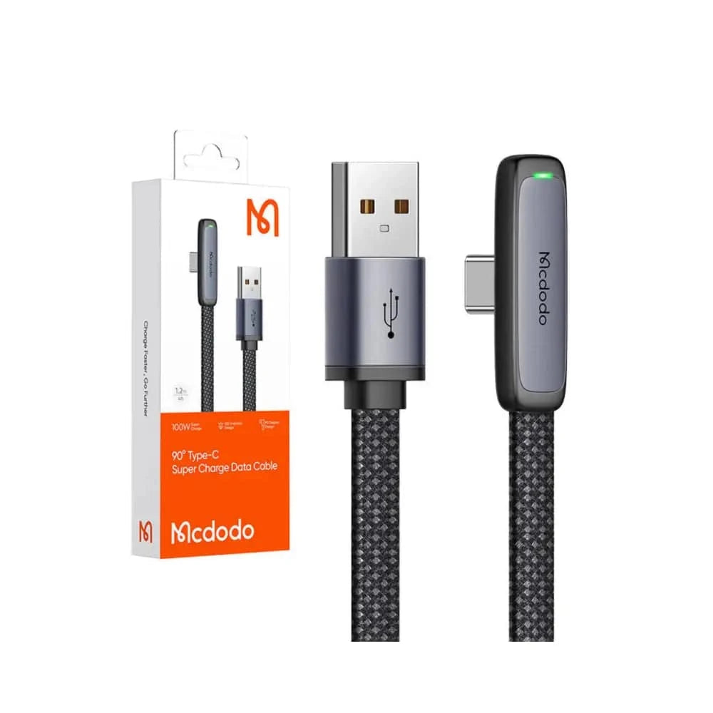 Mcdodo USB-zu-USB-C-Kabel CA-3340 6A 90 Grad 1,2 m - 24 Store GmbH