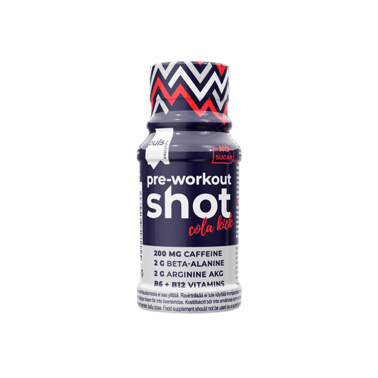 Puls Nutrition PRE-WORKOUT SHOT Cola kick 60 ml - Getränke